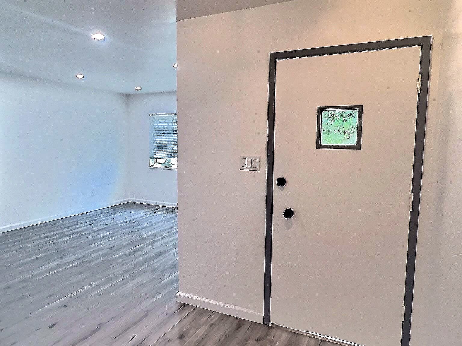 Updated entry and interior finishes